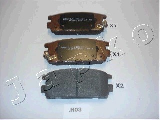Тормозные колодки дисковые ICER арт. 51H03
