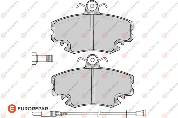 Тормозные колодки дисковые FERODO арт. 1617250880