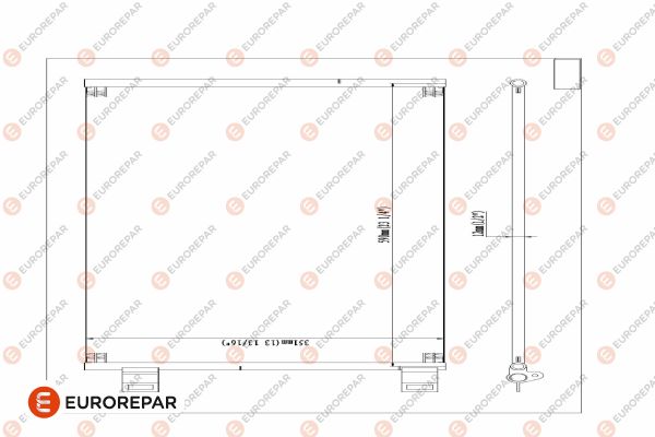 Радиатор кондиционера NISSENS арт. 1618099880