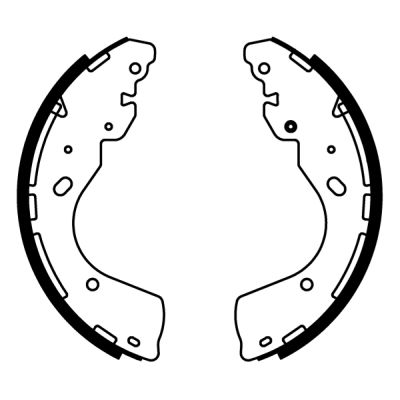 Комплект задних тормозных колодок LPR арт. C01060ABE