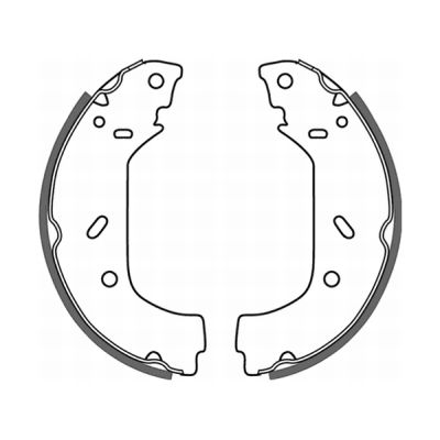 Комплект задних тормозных колодок FERODO арт. C0P015ABE