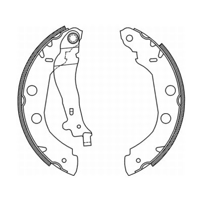 Комплект задних тормозных колодок BOSCH арт. C0R014ABE
