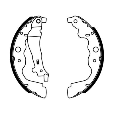 Комплект задних тормозных колодок RENAULT арт. C0R031ABE