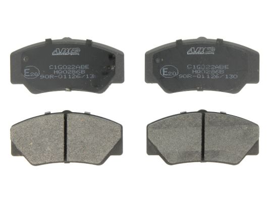 Гальмівні колодки, дискові BOSCH арт. C1G022ABE