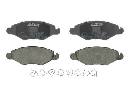 Тормозные колодки передние дисковые  арт. C1P034ABE