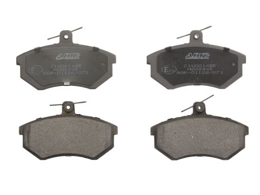 Тормозные колодки передние дисковые LPR арт. C1W001ABE