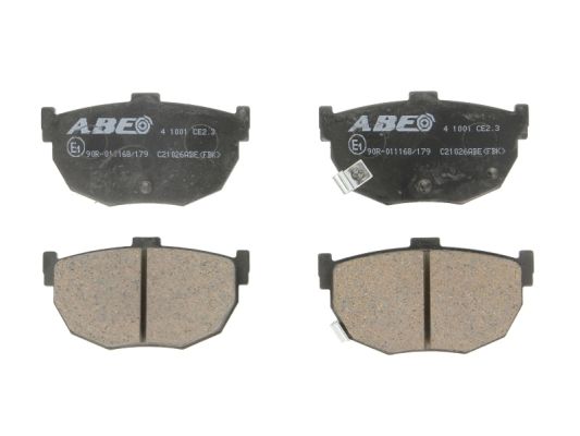 Тормозные колодки задние дисковые FERODO арт. C21026ABE