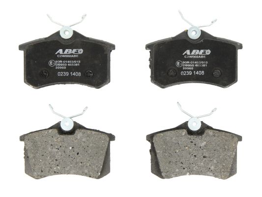 Тормозные колодки задние дисковые ICER арт. C2W002ABE