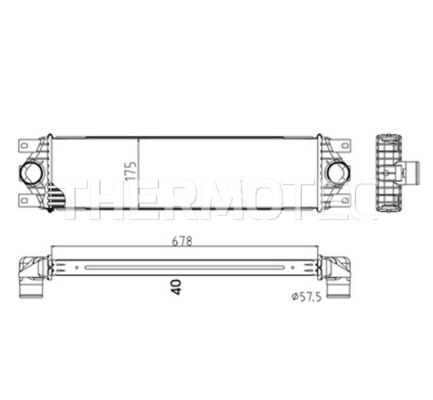 Інтеркулер NRF арт. DAR002TT