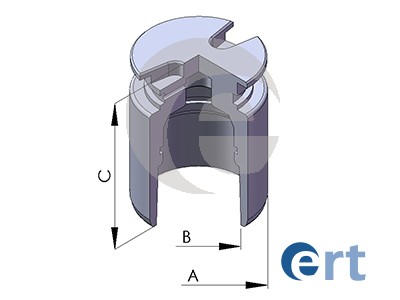 Поршенек суппорта (заднего) VW Caddy III 04-15 (38x49mm) QUICK BRAKE арт. 150274-C