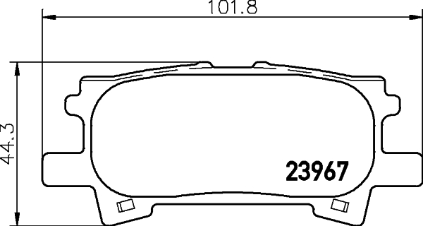 Тормозные колодки дисковые BLUE PRINT арт. 8DB355010-621