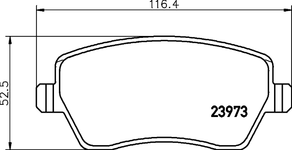 Тормозные колодки передние дисковые DELPHI арт. 8DB355010-851