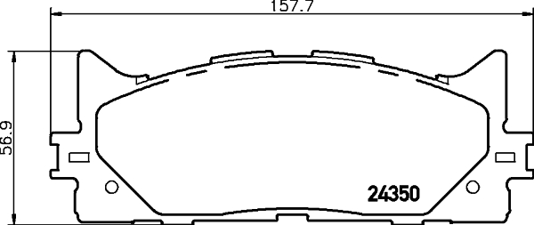 Тормозные колодки дисковые FERODO арт. 8DB355012-401