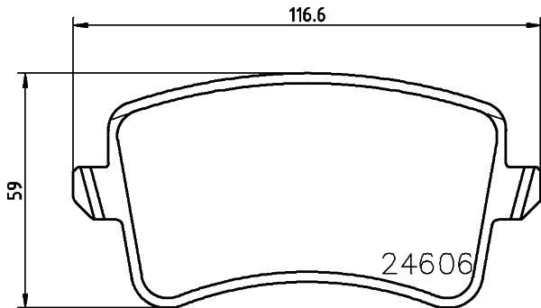 Тормозные колодки дисковые ZIMMERMANN арт. 8DB355025391