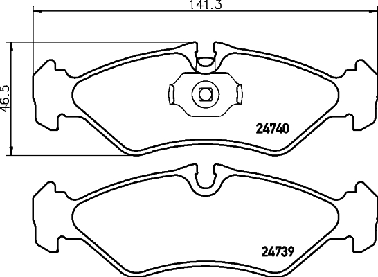 Тормозные колодки дисковые MEYLE арт. 8DB355014-421