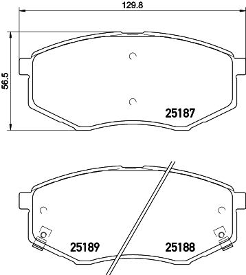Тормозные колодки дисковые TRW арт. 8DB355019-791