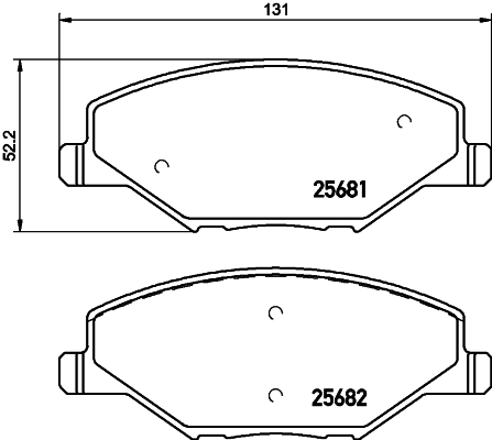 Тормозные колодки дисковые TRW арт. 8DB355020521