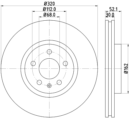 Тормозной диск FEBI BILSTEIN арт. 8DD355117-191