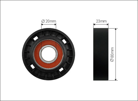 Ролик натяжителя DAYCO арт. 10-00