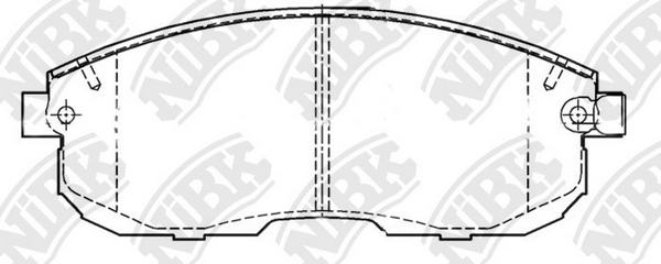 Тормозные колодки дисковые BREMBO арт. PN2201