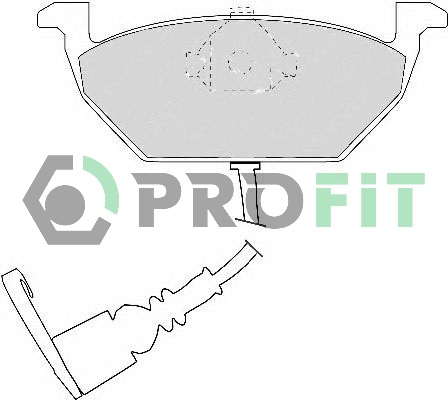 Тормозные колодки передние дисковые DELPHI арт. 5000-1398
