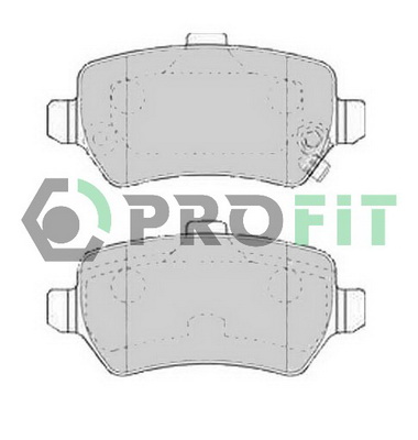Тормозные колодки задние дисковые PROFIT PR 5000-1521