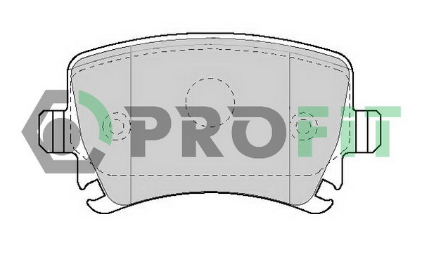 Тормозные колодки задние дисковые DELPHI арт. 5000-1636