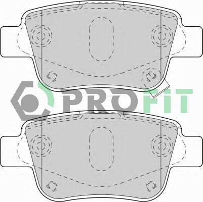 Тормозные колодки задние дисковые FERODO арт. 5000-1649