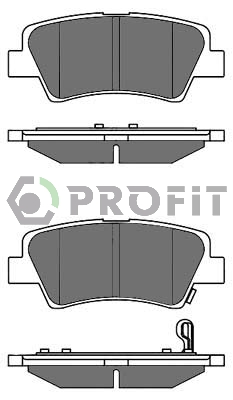 Тормозные колодки задние дисковые TEXTAR арт. 5000-2023
