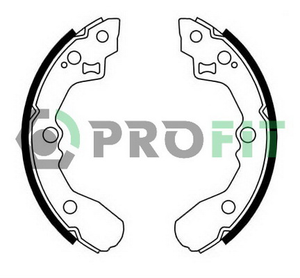 Комплект задних тормозных колодок FERODO арт. 5001-0612