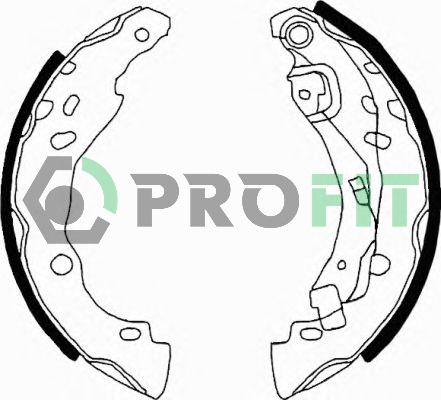 Комплект задних тормозных колодок DELPHI арт. 5001-0642