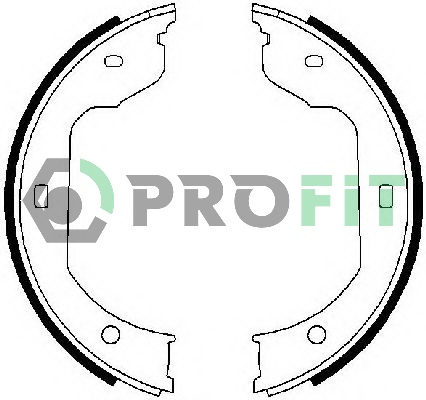 Комплект задних тормозных колодок FERODO арт. 5001-0668