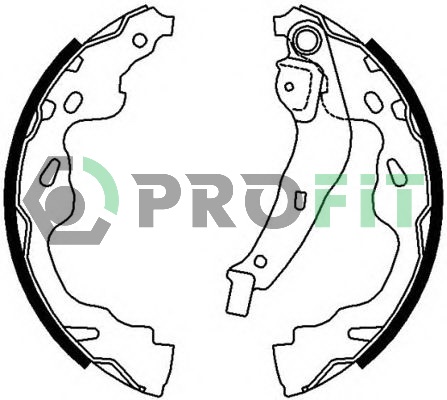 Комплект тормозных колодок FERODO арт. 5001-0672
