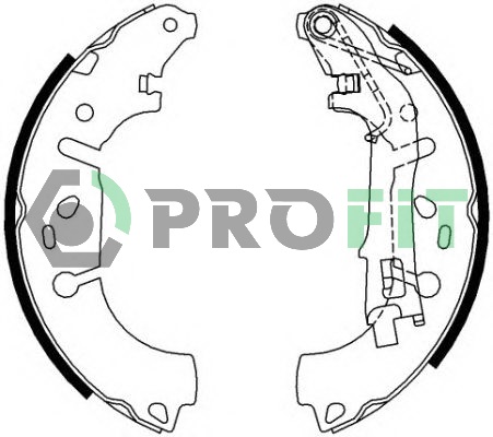 Комплект задних тормозных колодок FERODO арт. 5001-0682