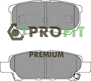 Тормозные колодки задние дисковые PROFIT арт. 5005-1839