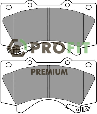 Тормозные колодки передние дисковые TEXTAR арт. 5005-4229