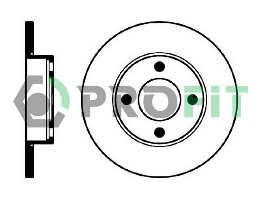 Тормозной диск BREMBO арт. 5010-0048