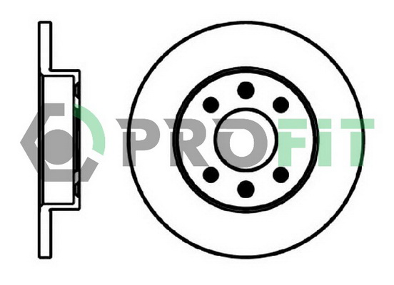 Тормозной диск FEBI BILSTEIN арт. 5010-0055