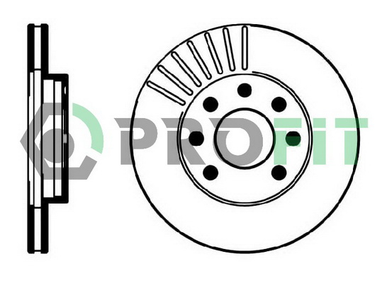 Тормозной диск FERODO арт. 5010-0151