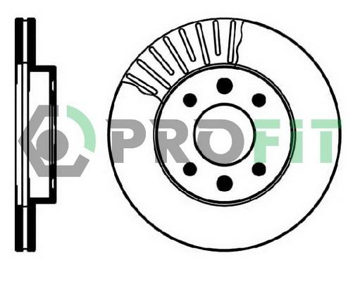 Тормозной диск DELPHI арт. 5010-0158