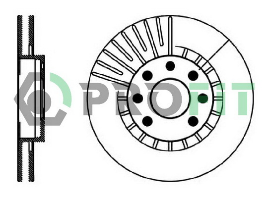 Тормозной диск DELPHI арт. 5010-0206