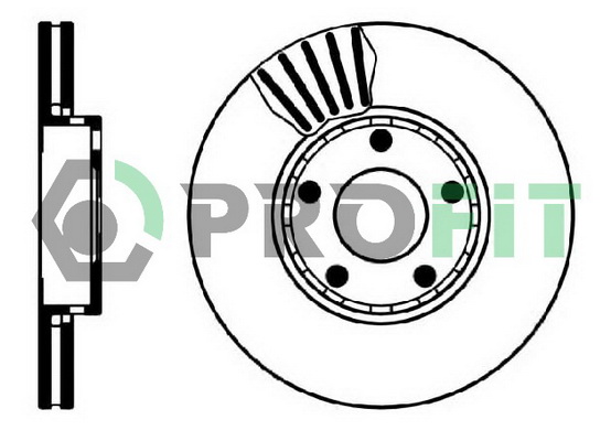 Тормозной диск FEBI BILSTEIN арт. 5010-0320