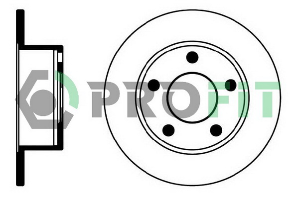 Тормозной диск BREMBO арт. 5010-0321