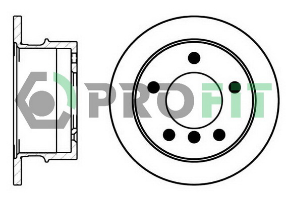 Тормозной диск BREMBO арт. 5010-0931