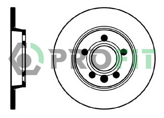 Тормозной диск FEBI BILSTEIN арт. 5010-1012
