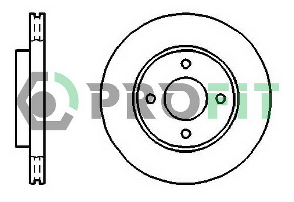Тормозной диск REMSA арт. 5010-1072