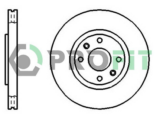 Тормозной диск DELPHI арт. 5010-1152