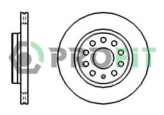 Тормозной диск REMSA арт. 5010-1165