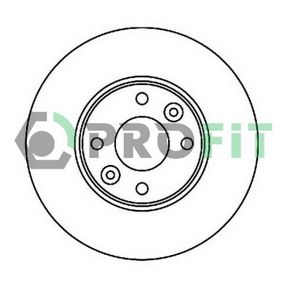 Тормозной диск DELPHI арт. 5010-1201