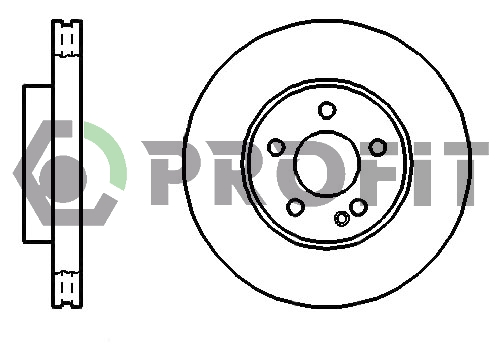 Тормозной диск CIFAM арт. 5010-1203
